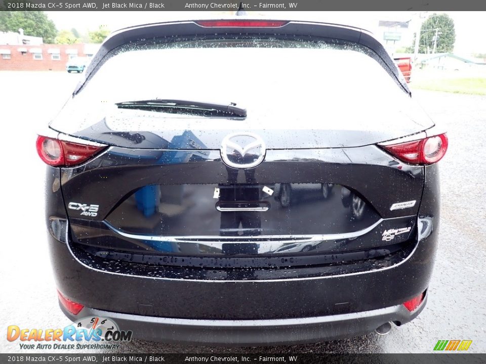 2018 Mazda CX-5 Sport AWD Jet Black Mica / Black Photo #4