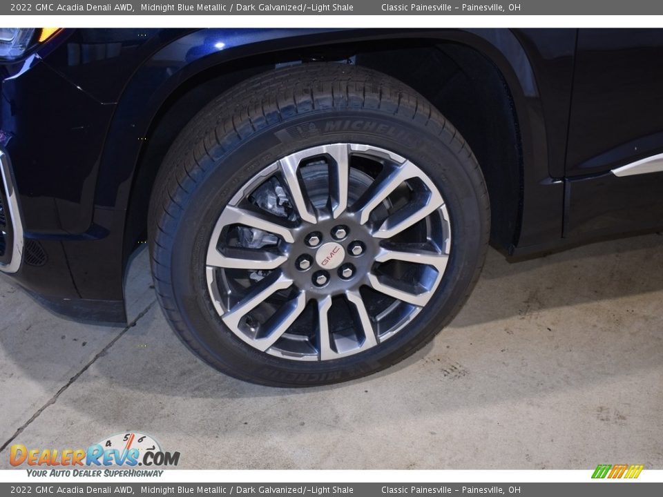 2022 GMC Acadia Denali AWD Midnight Blue Metallic / Dark Galvanized/­Light Shale Photo #5