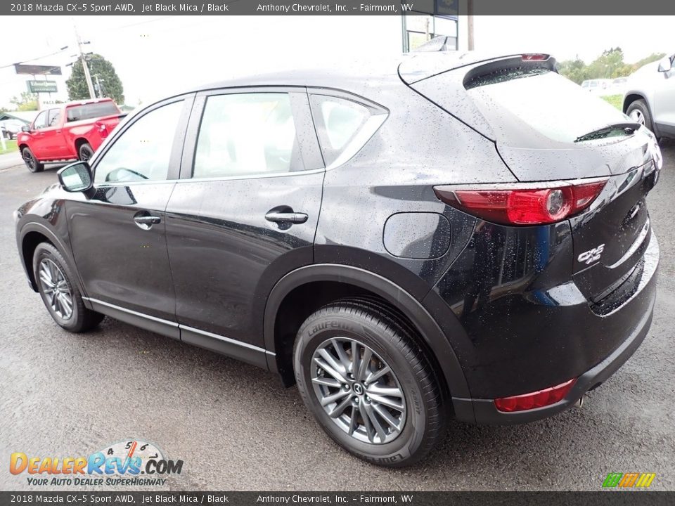 2018 Mazda CX-5 Sport AWD Jet Black Mica / Black Photo #6