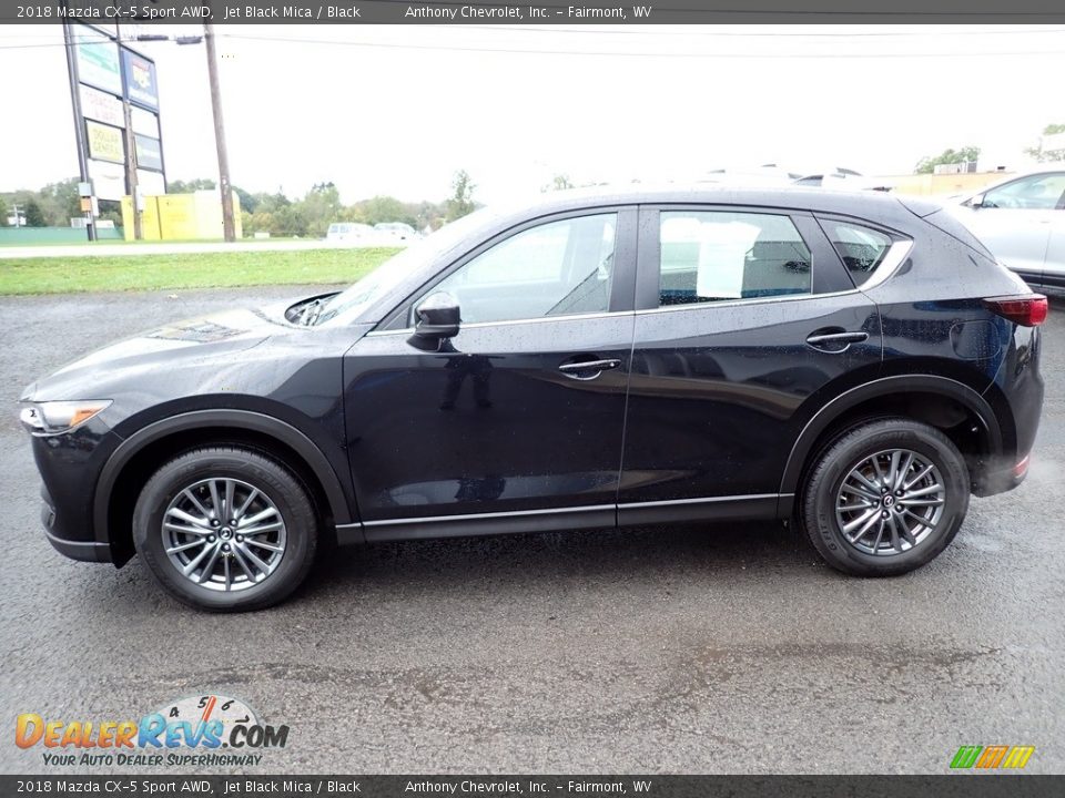 2018 Mazda CX-5 Sport AWD Jet Black Mica / Black Photo #7