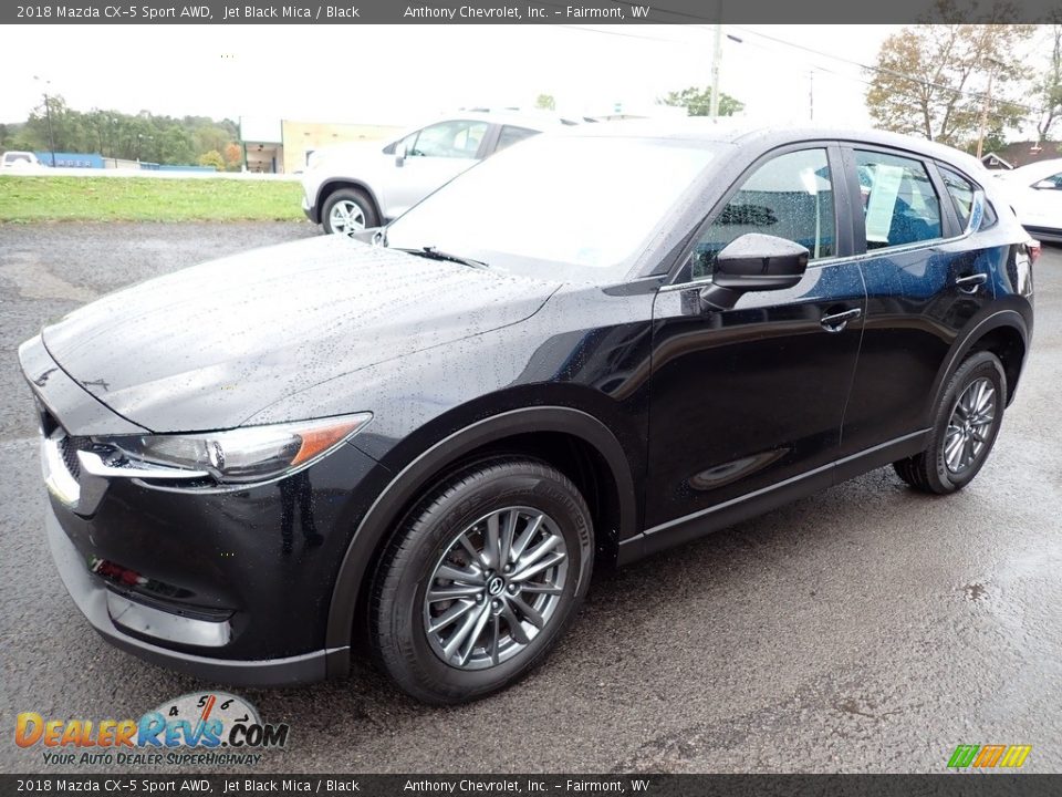 2018 Mazda CX-5 Sport AWD Jet Black Mica / Black Photo #8