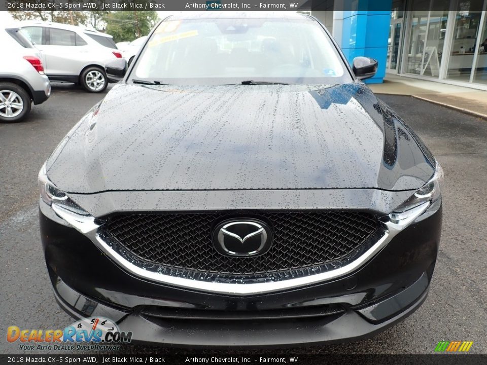 2018 Mazda CX-5 Sport AWD Jet Black Mica / Black Photo #9