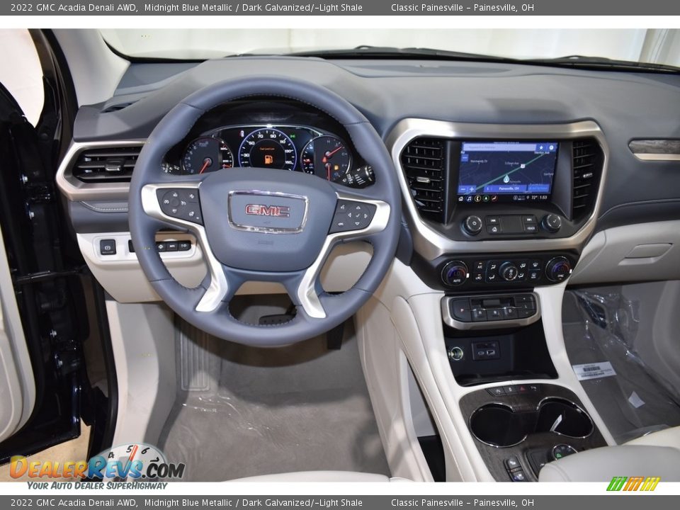 2022 GMC Acadia Denali AWD Midnight Blue Metallic / Dark Galvanized/­Light Shale Photo #12