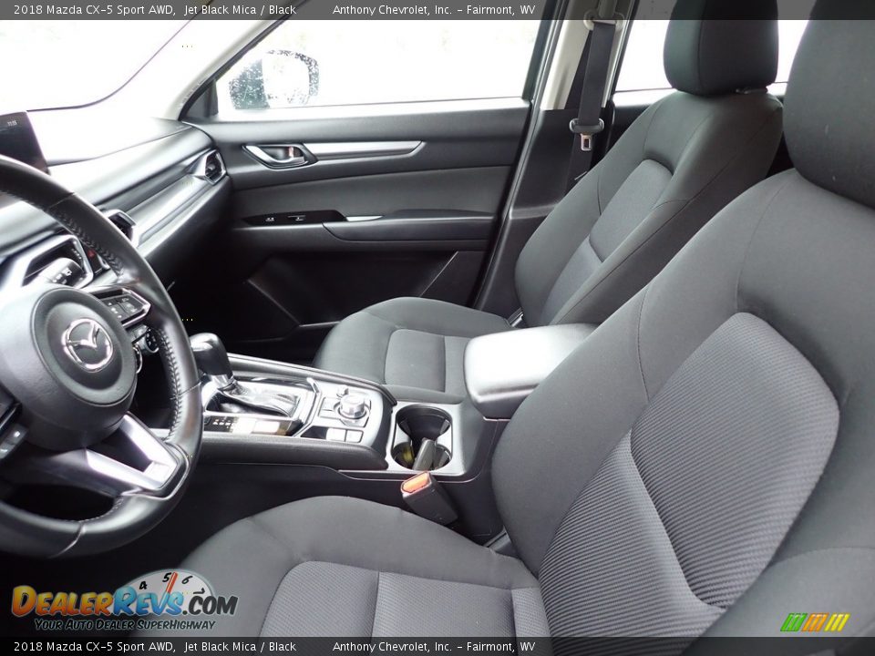 2018 Mazda CX-5 Sport AWD Jet Black Mica / Black Photo #11