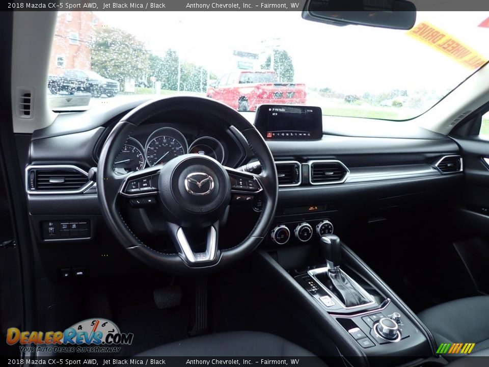2018 Mazda CX-5 Sport AWD Jet Black Mica / Black Photo #13