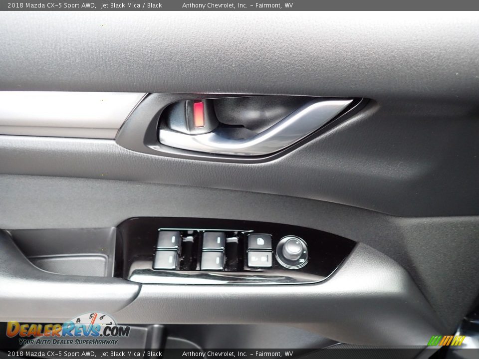 2018 Mazda CX-5 Sport AWD Jet Black Mica / Black Photo #14