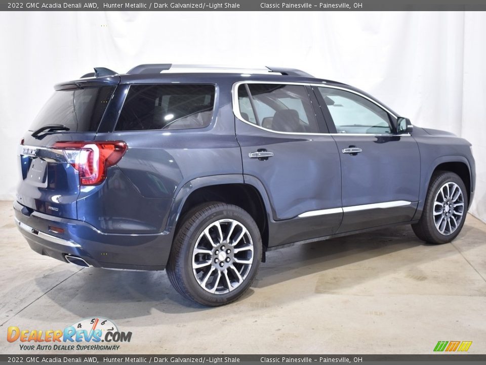 2022 GMC Acadia Denali AWD Hunter Metallic / Dark Galvanized/­Light Shale Photo #2