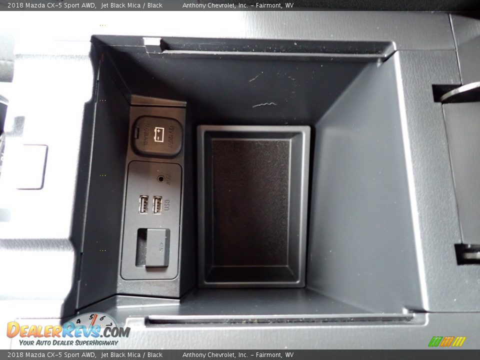 2018 Mazda CX-5 Sport AWD Jet Black Mica / Black Photo #17