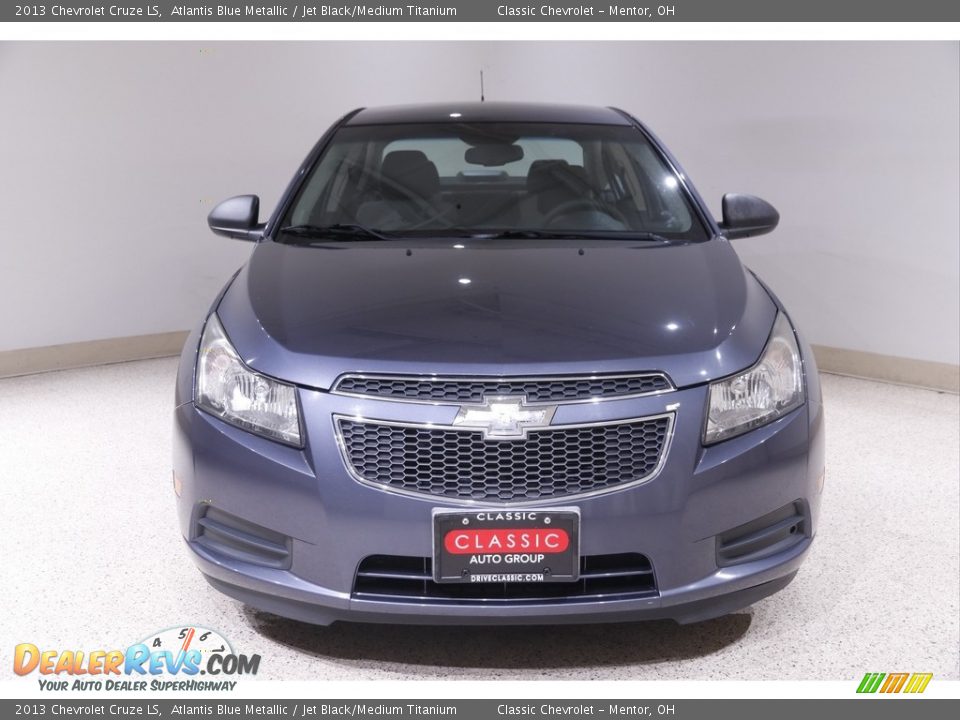 2013 Chevrolet Cruze LS Atlantis Blue Metallic / Jet Black/Medium Titanium Photo #2