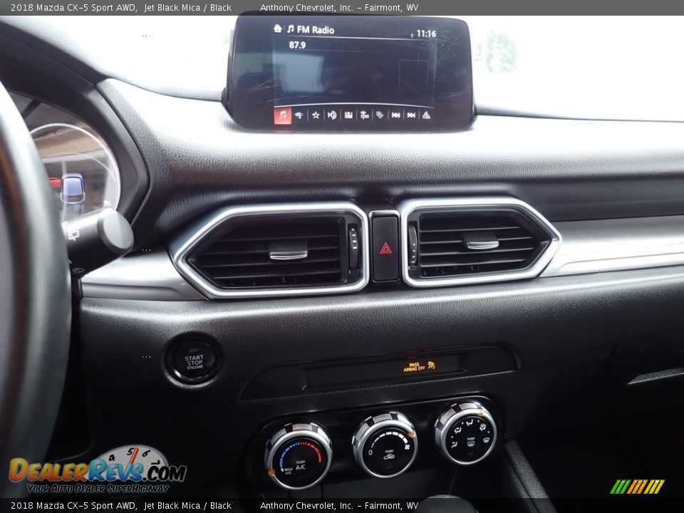 2018 Mazda CX-5 Sport AWD Jet Black Mica / Black Photo #19