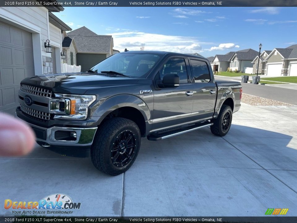 2018 Ford F150 XLT SuperCrew 4x4 Stone Gray / Earth Gray Photo #12