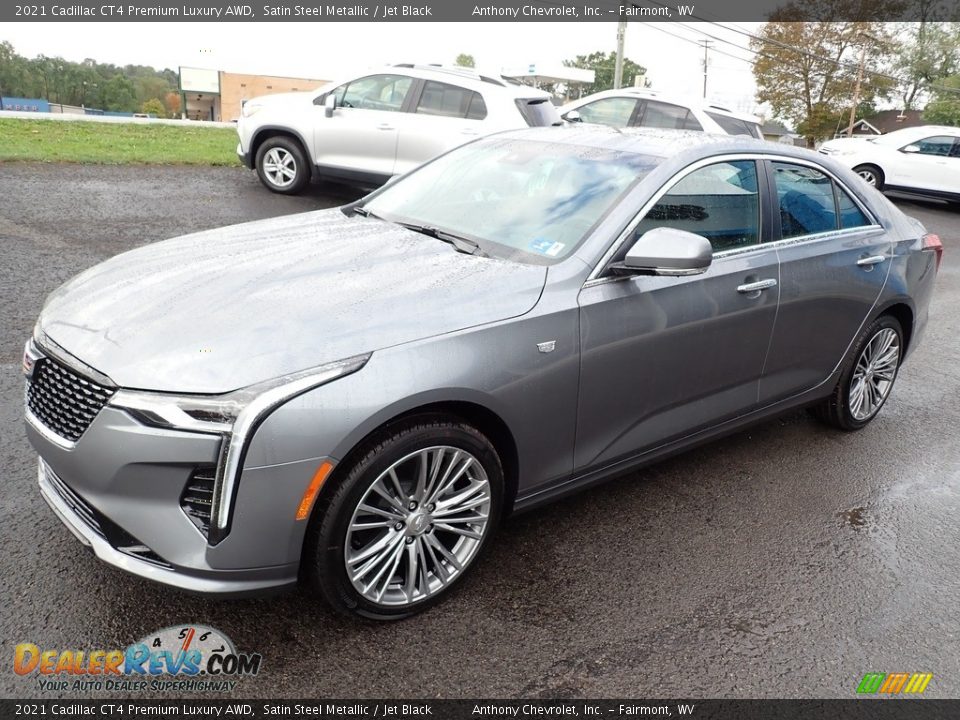 Front 3/4 View of 2021 Cadillac CT4 Premium Luxury AWD Photo #8