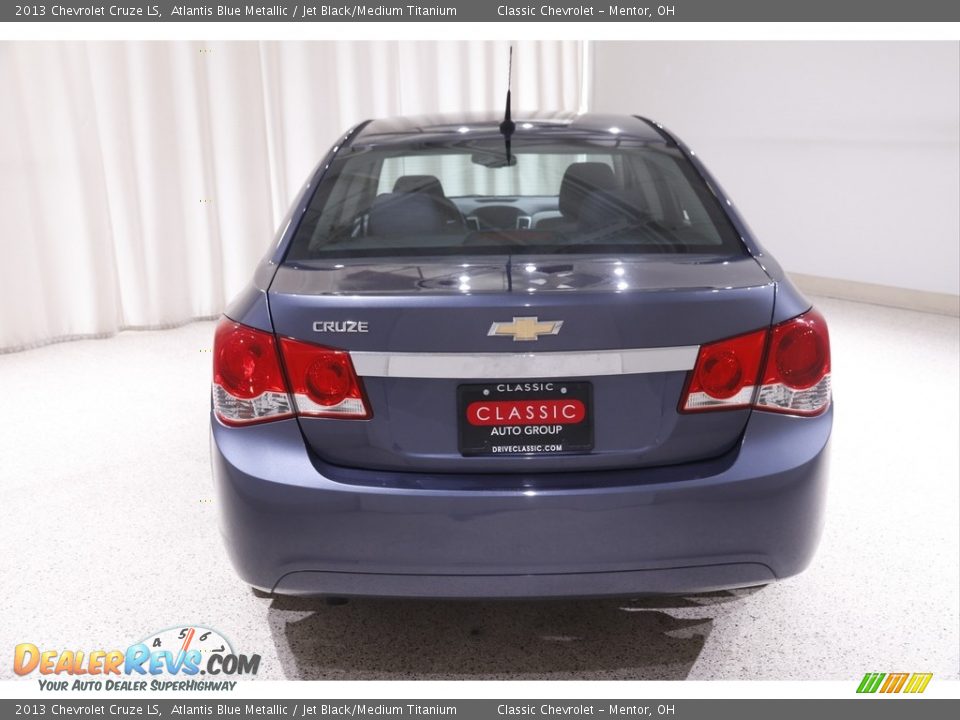 2013 Chevrolet Cruze LS Atlantis Blue Metallic / Jet Black/Medium Titanium Photo #15