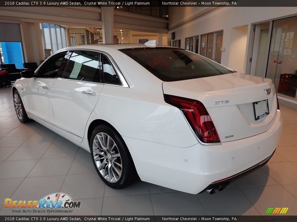 2018 Cadillac CT6 3.6 Luxury AWD Sedan Crystal White Tricoat / Light Platinum Photo #4