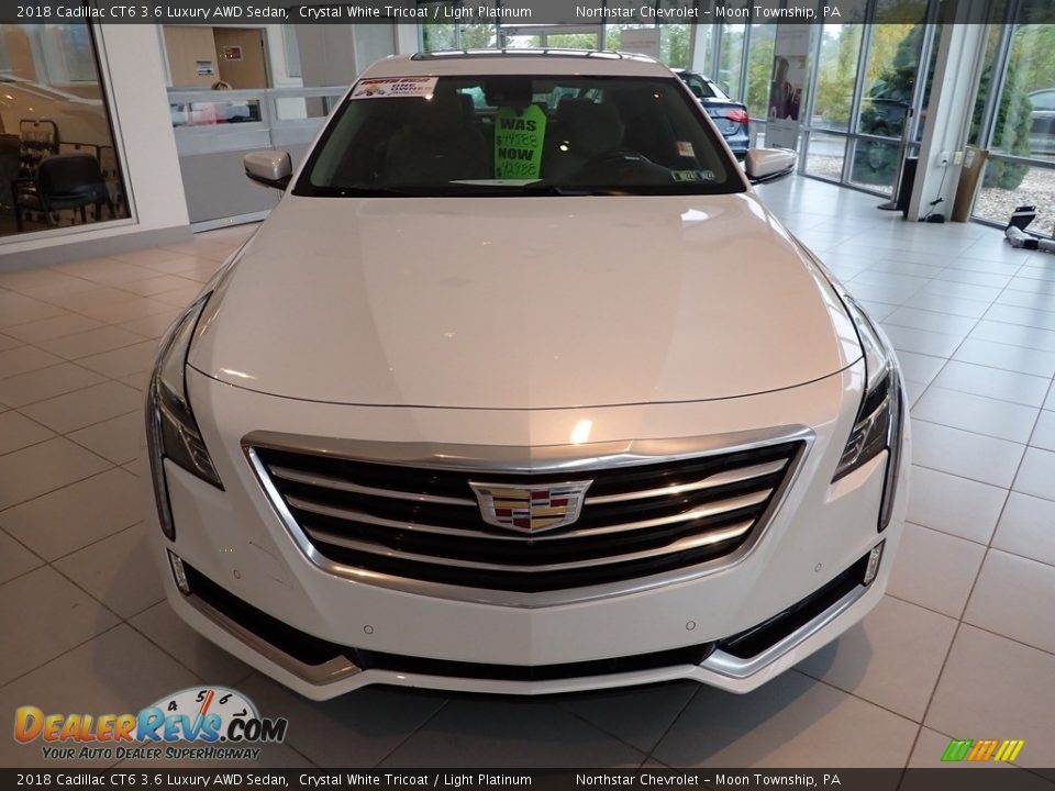 2018 Cadillac CT6 3.6 Luxury AWD Sedan Crystal White Tricoat / Light Platinum Photo #13