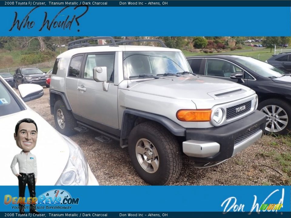 2008 Toyota FJ Cruiser Titanium Metallic / Dark Charcoal Photo #1