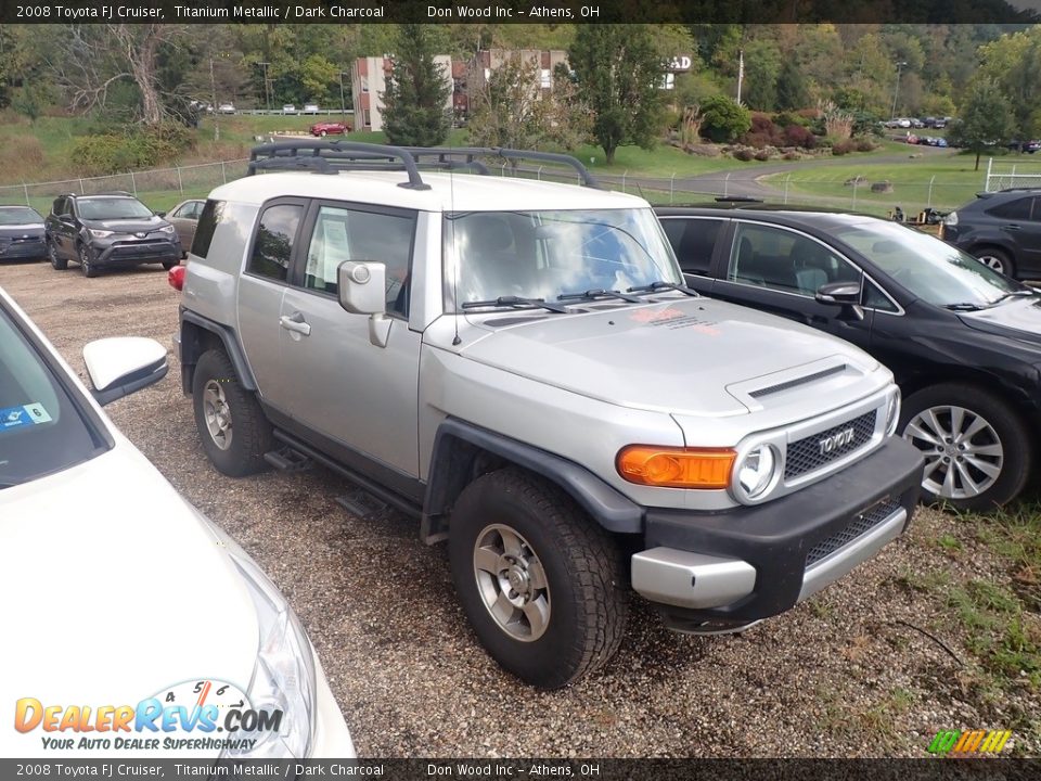 2008 Toyota FJ Cruiser Titanium Metallic / Dark Charcoal Photo #2