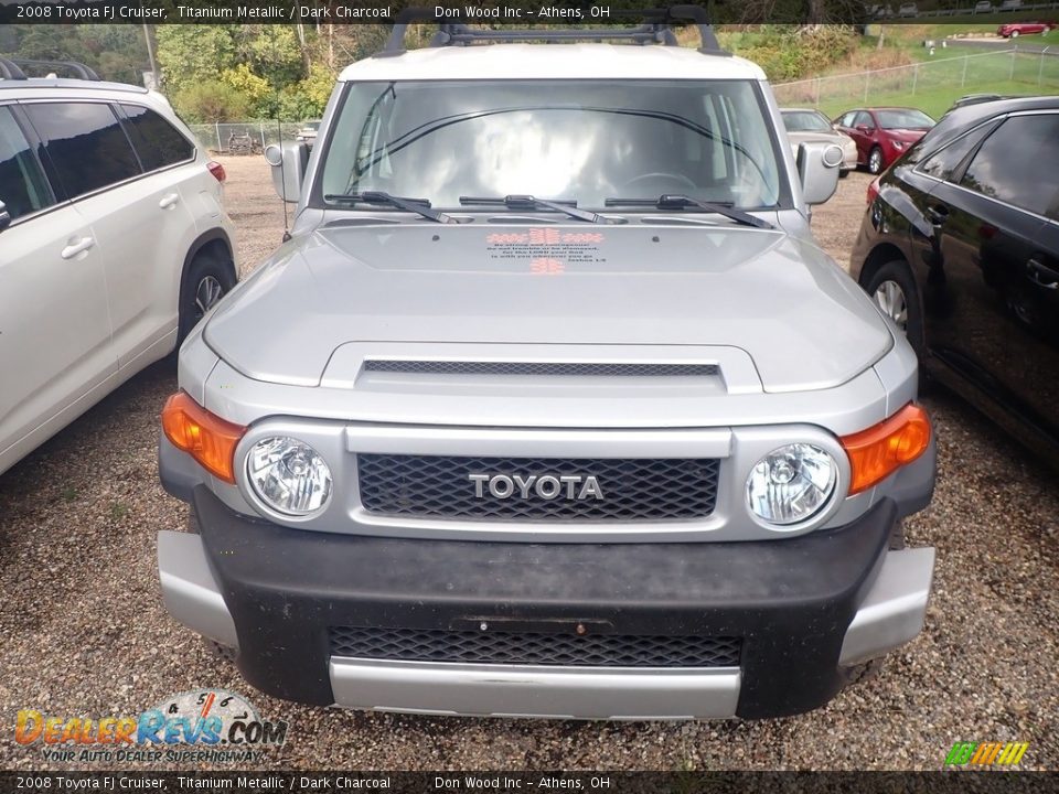 2008 Toyota FJ Cruiser Titanium Metallic / Dark Charcoal Photo #4