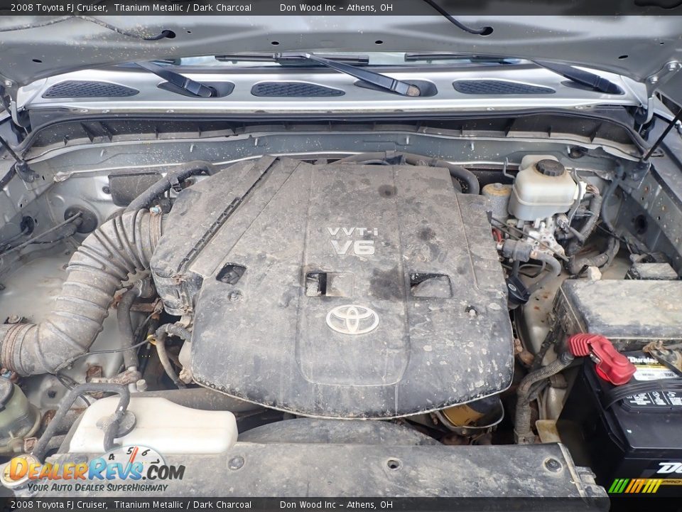 2008 Toyota FJ Cruiser Titanium Metallic / Dark Charcoal Photo #6