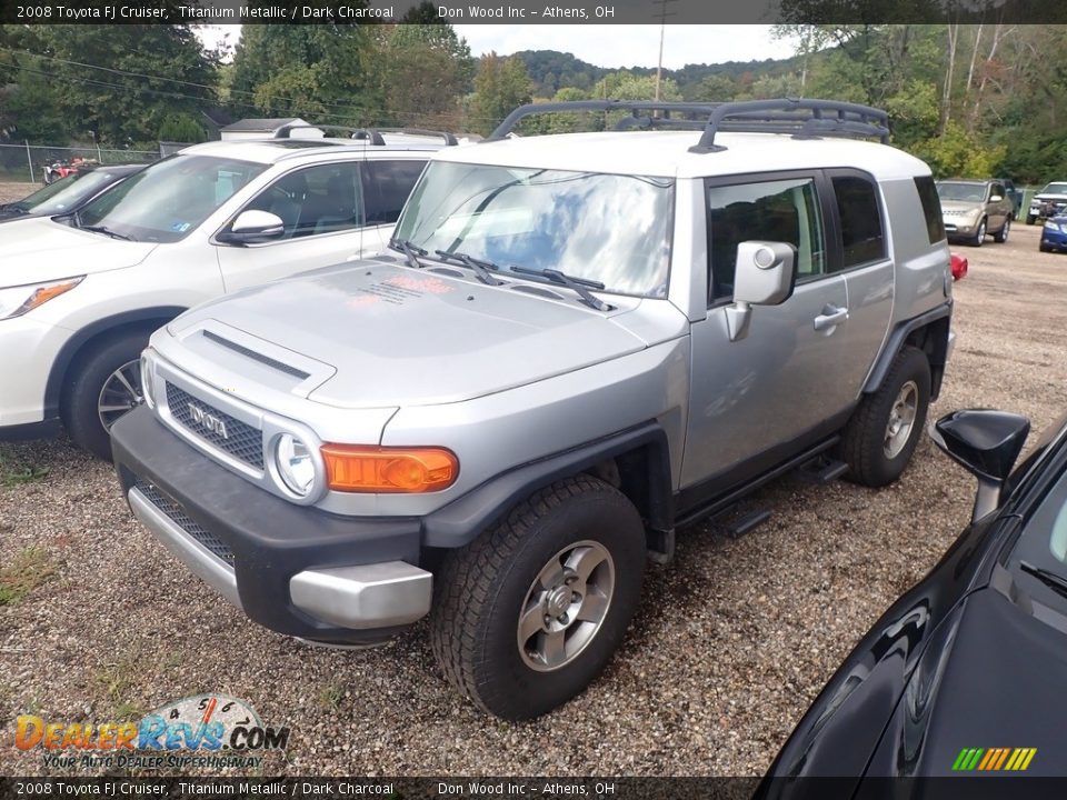 2008 Toyota FJ Cruiser Titanium Metallic / Dark Charcoal Photo #7