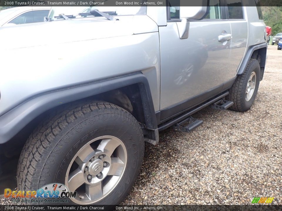 2008 Toyota FJ Cruiser Titanium Metallic / Dark Charcoal Photo #8