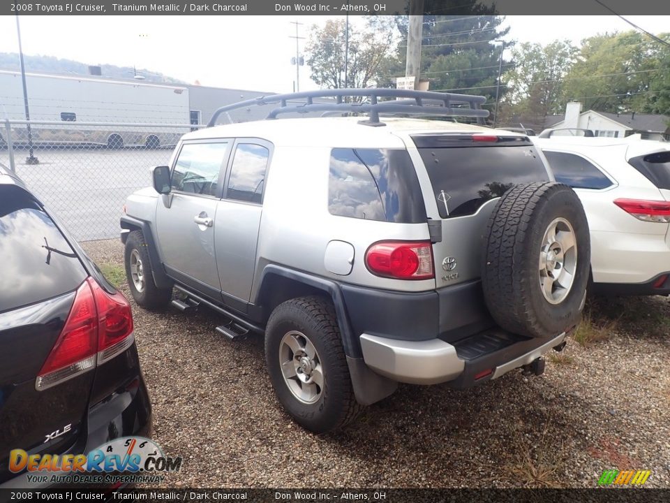 2008 Toyota FJ Cruiser Titanium Metallic / Dark Charcoal Photo #9