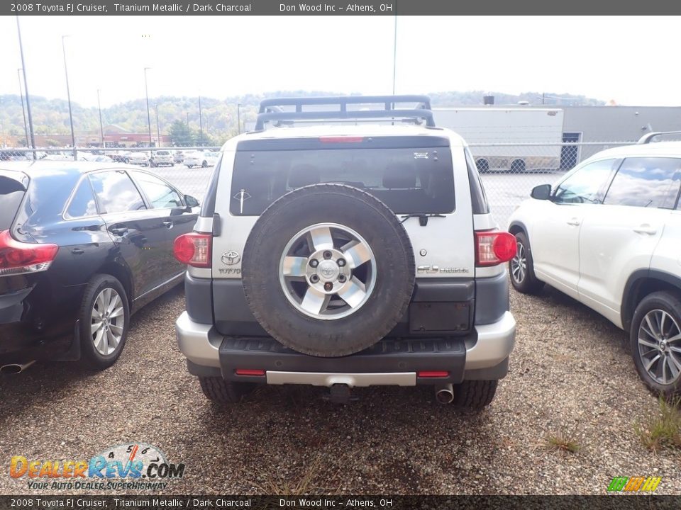 2008 Toyota FJ Cruiser Titanium Metallic / Dark Charcoal Photo #10