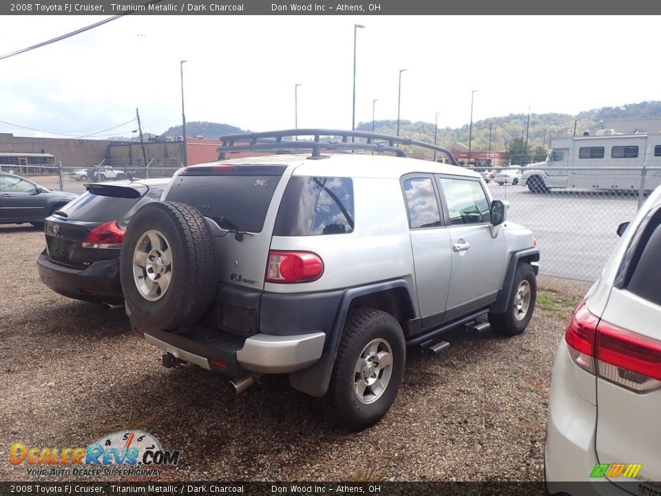 2008 Toyota FJ Cruiser Titanium Metallic / Dark Charcoal Photo #11