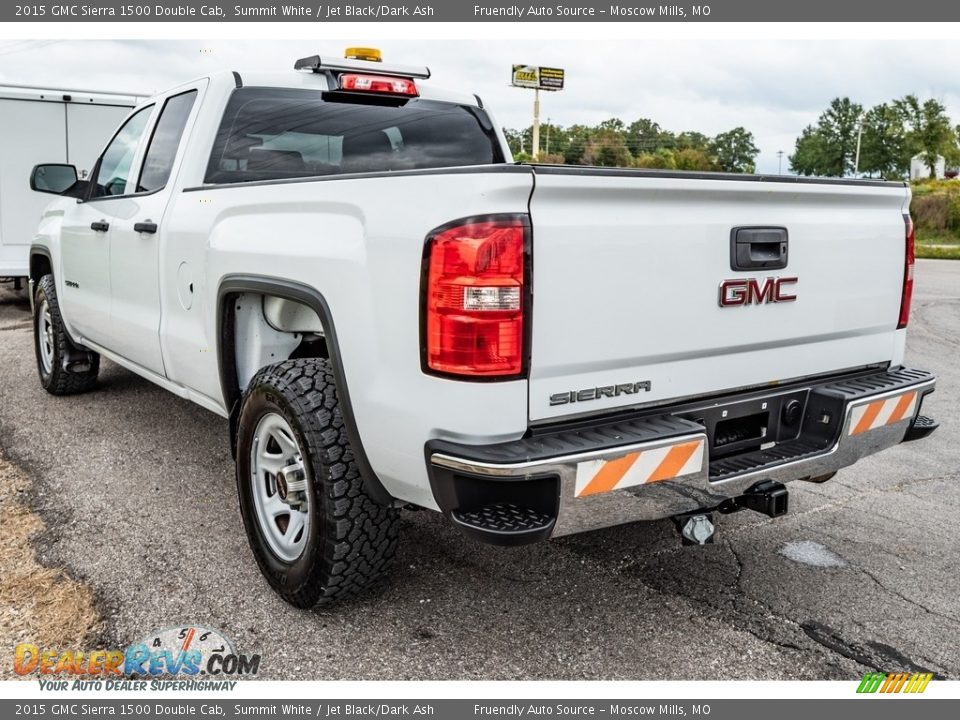 2015 GMC Sierra 1500 Double Cab Summit White / Jet Black/Dark Ash Photo #6