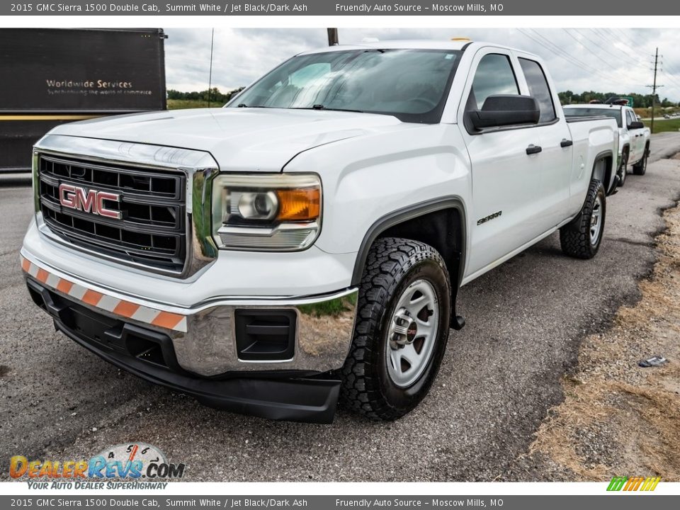 2015 GMC Sierra 1500 Double Cab Summit White / Jet Black/Dark Ash Photo #8