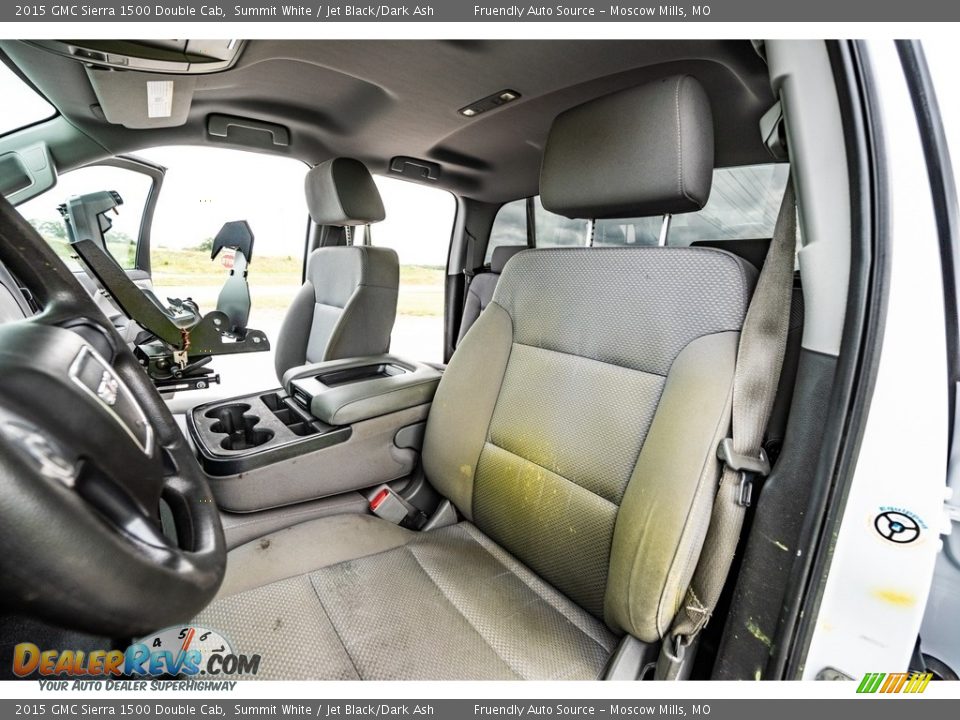 2015 GMC Sierra 1500 Double Cab Summit White / Jet Black/Dark Ash Photo #18