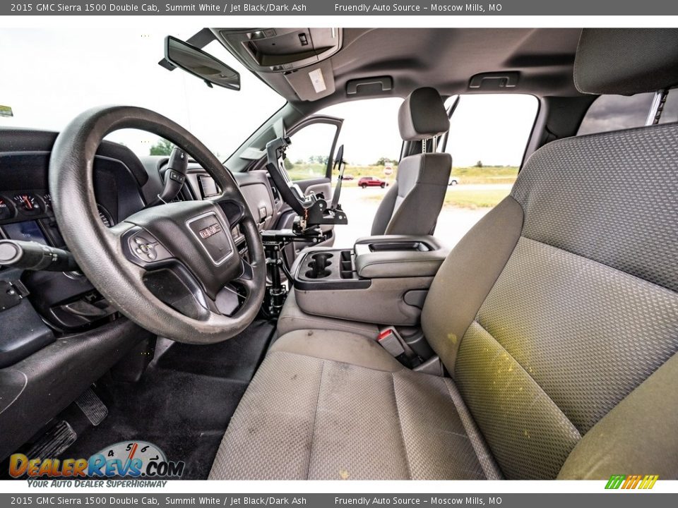 2015 GMC Sierra 1500 Double Cab Summit White / Jet Black/Dark Ash Photo #19