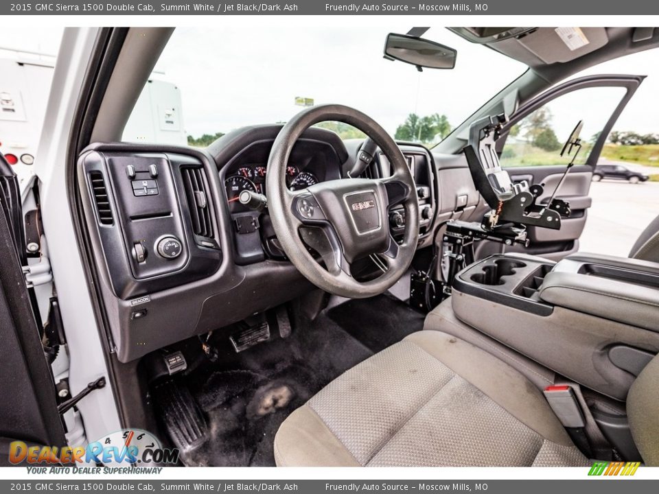 2015 GMC Sierra 1500 Double Cab Summit White / Jet Black/Dark Ash Photo #20