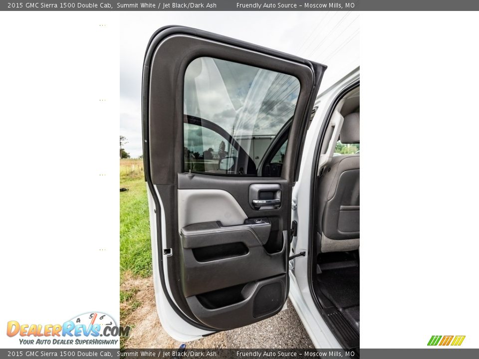 2015 GMC Sierra 1500 Double Cab Summit White / Jet Black/Dark Ash Photo #22
