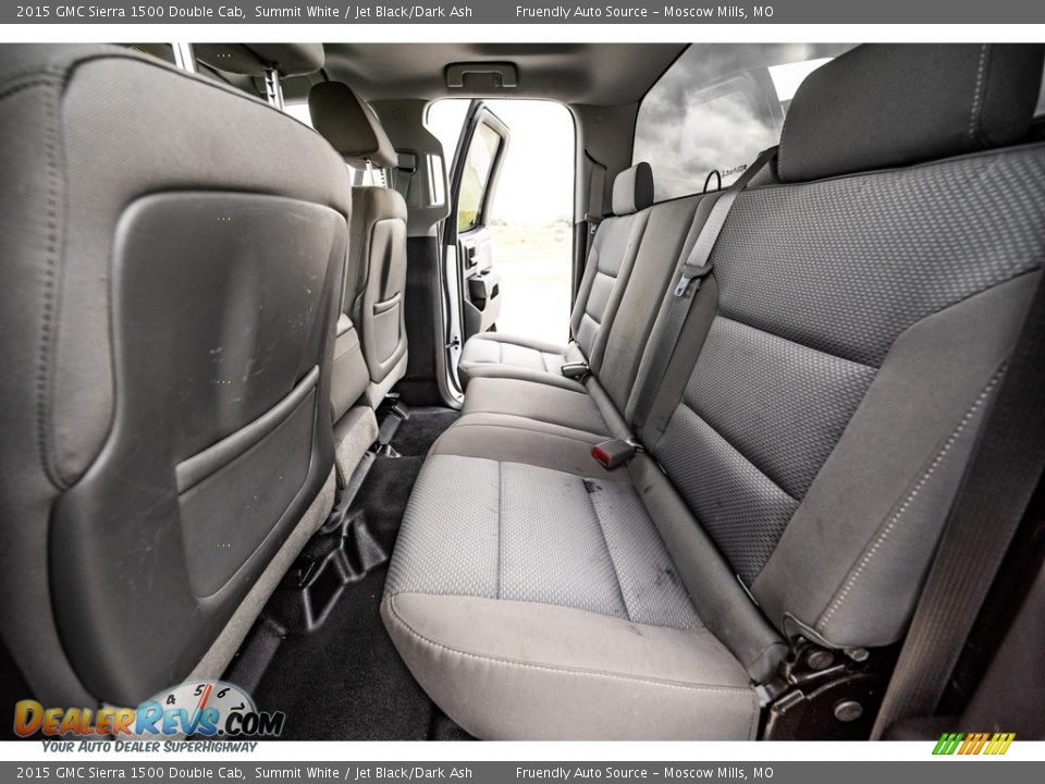2015 GMC Sierra 1500 Double Cab Summit White / Jet Black/Dark Ash Photo #23