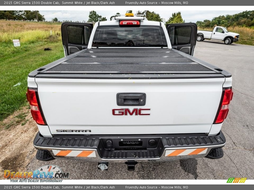 2015 GMC Sierra 1500 Double Cab Summit White / Jet Black/Dark Ash Photo #24