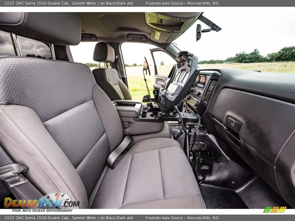2015 GMC Sierra 1500 Double Cab Summit White / Jet Black/Dark Ash Photo #29