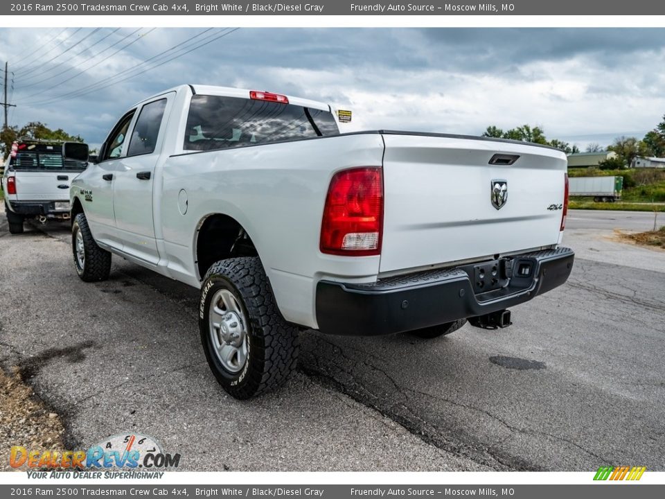 2016 Ram 2500 Tradesman Crew Cab 4x4 Bright White / Black/Diesel Gray Photo #6