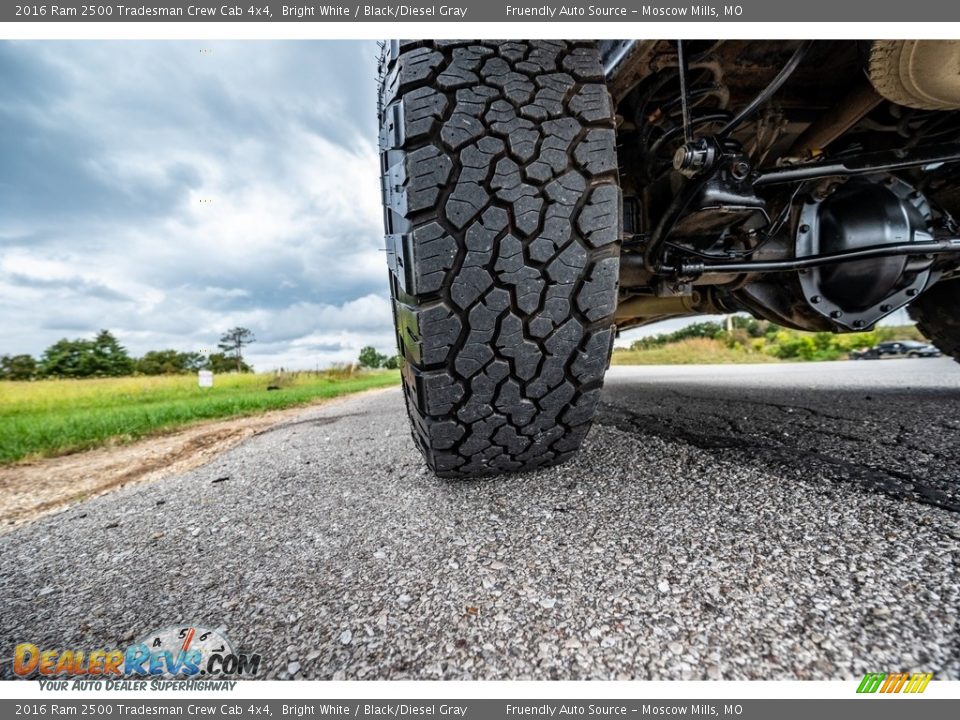 2016 Ram 2500 Tradesman Crew Cab 4x4 Bright White / Black/Diesel Gray Photo #15