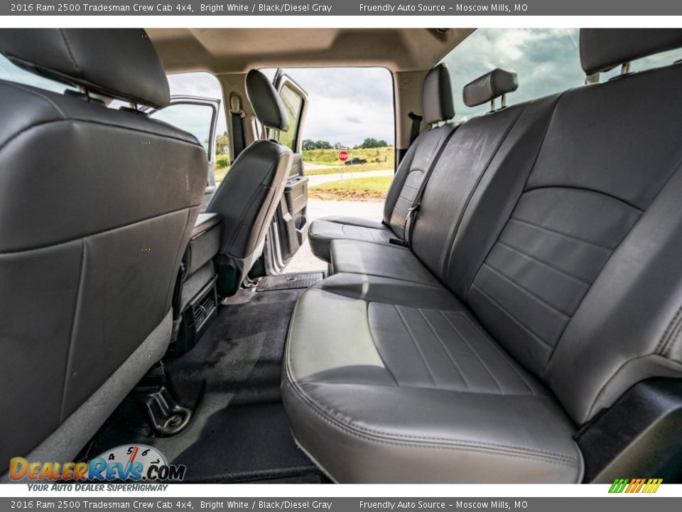 Rear Seat of 2016 Ram 2500 Tradesman Crew Cab 4x4 Photo #23