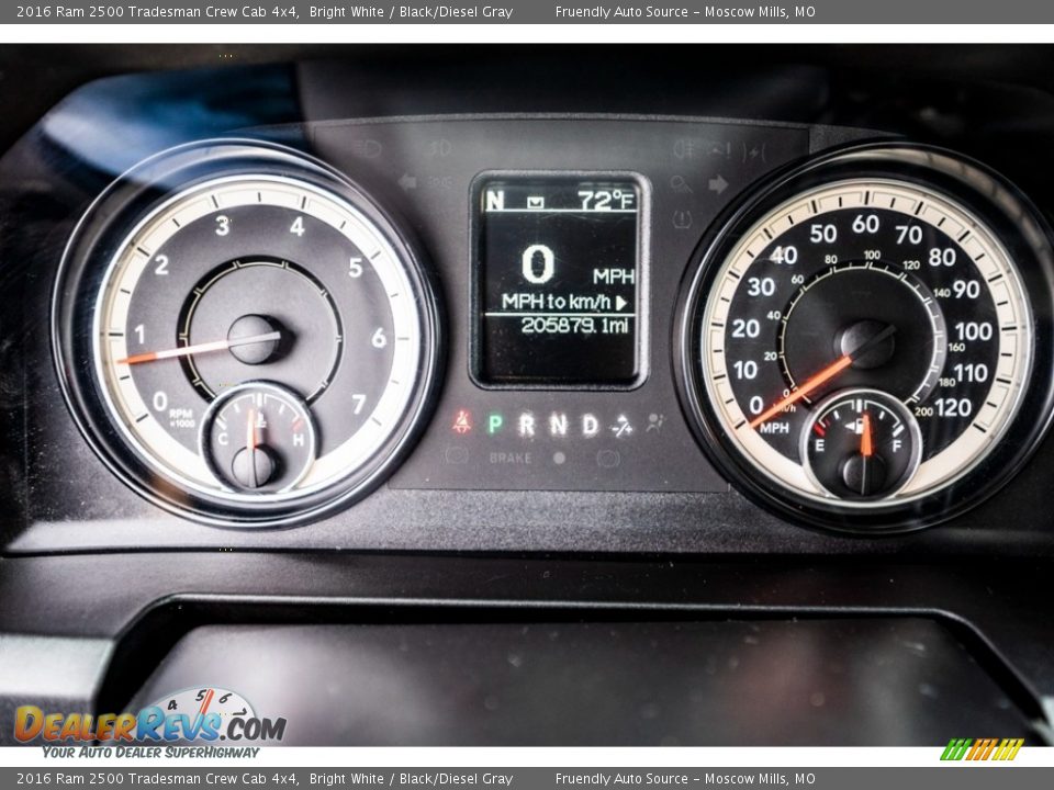 2016 Ram 2500 Tradesman Crew Cab 4x4 Gauges Photo #36