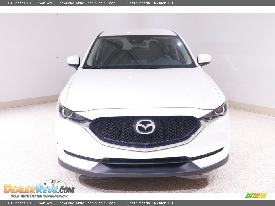 2018 Mazda CX-5 Sport AWD Snowflake White Pearl Mica / Black Photo #2