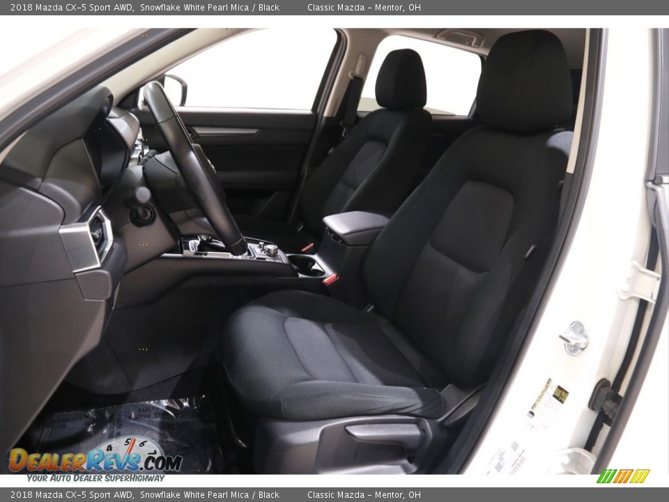 2018 Mazda CX-5 Sport AWD Snowflake White Pearl Mica / Black Photo #5