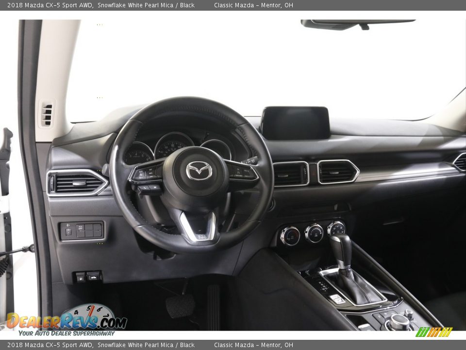 2018 Mazda CX-5 Sport AWD Snowflake White Pearl Mica / Black Photo #6