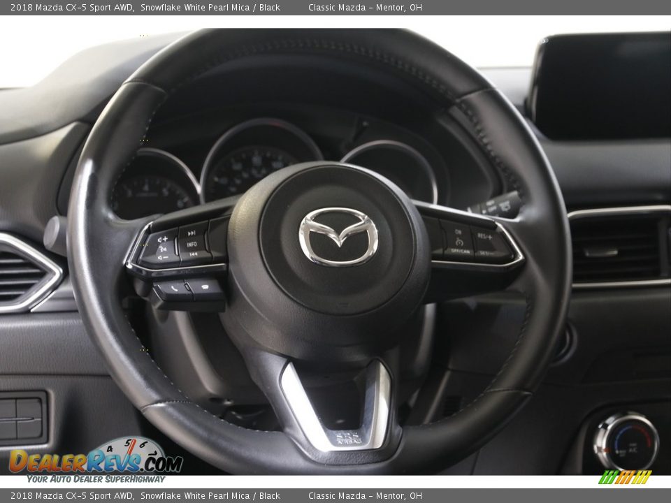 2018 Mazda CX-5 Sport AWD Snowflake White Pearl Mica / Black Photo #7