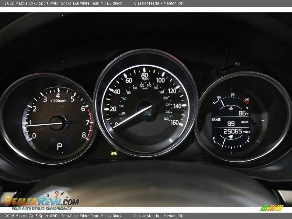 2018 Mazda CX-5 Sport AWD Snowflake White Pearl Mica / Black Photo #8