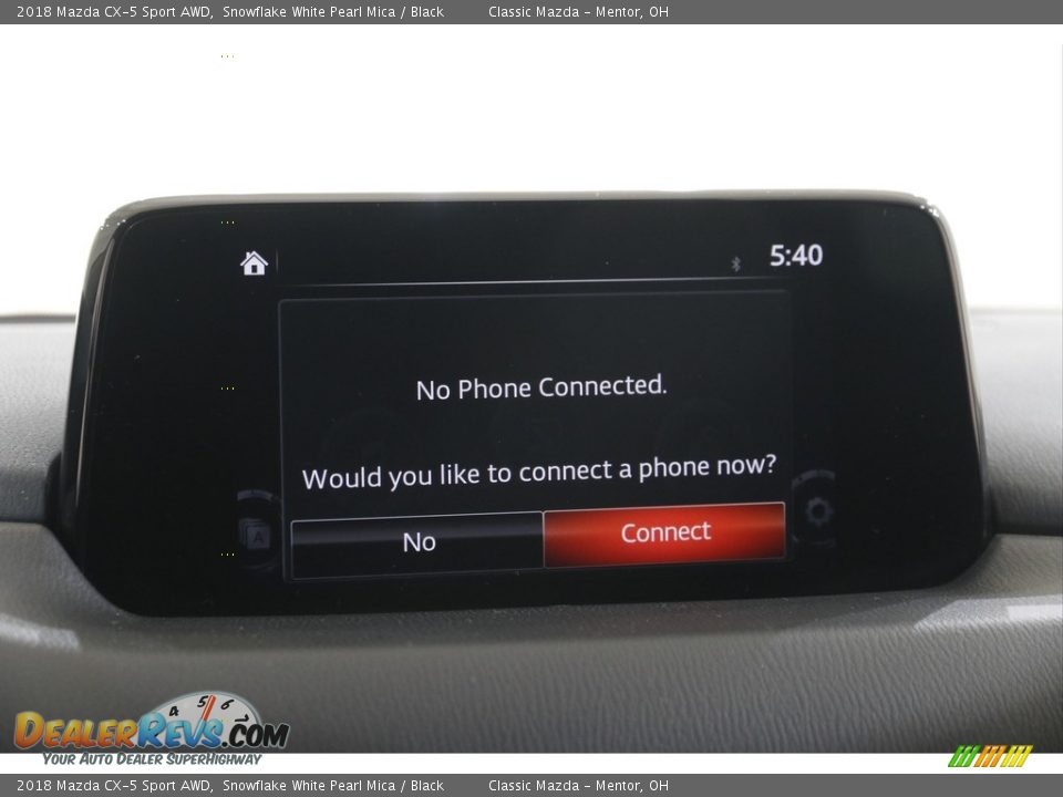 2018 Mazda CX-5 Sport AWD Snowflake White Pearl Mica / Black Photo #10