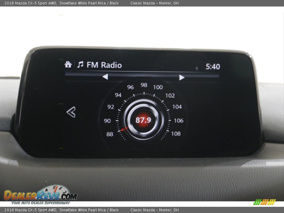 2018 Mazda CX-5 Sport AWD Snowflake White Pearl Mica / Black Photo #11