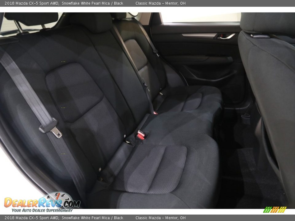 2018 Mazda CX-5 Sport AWD Snowflake White Pearl Mica / Black Photo #14