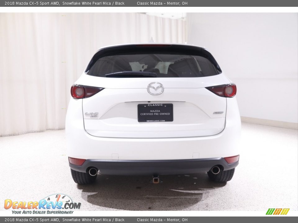 2018 Mazda CX-5 Sport AWD Snowflake White Pearl Mica / Black Photo #16